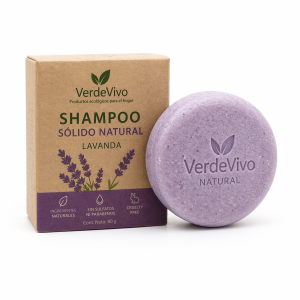 Shampoo sólido natural